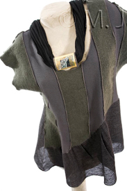 Angela Viain - grünes Kleid